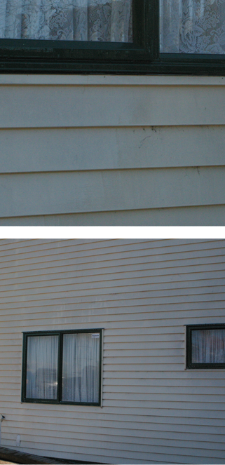 Two houses Affordable Water Blasters have cleaned