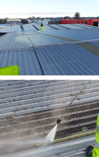 Cleaning roofs with Affordable Waterblasters